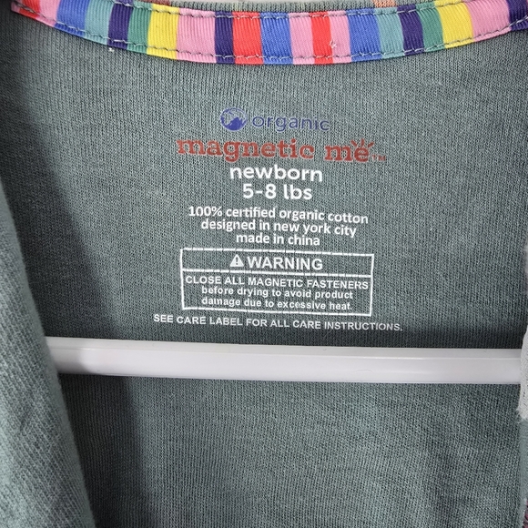 Magnetic Me Footie Floral Print Size Newborn - Picture 10 of 14